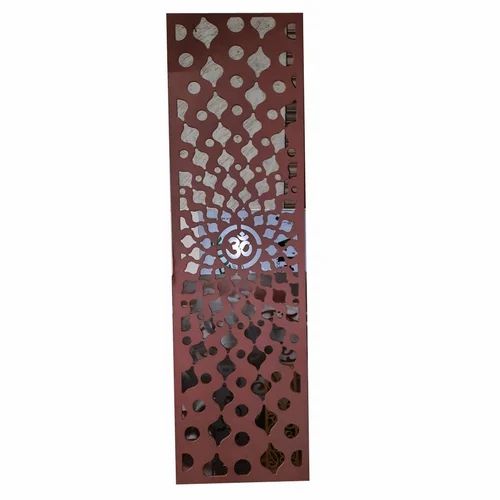 MDF Autocad Mandir Jali, Laser Carving, Size: 8 mm