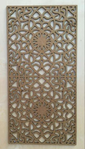 Golden MDF Jali, For Home