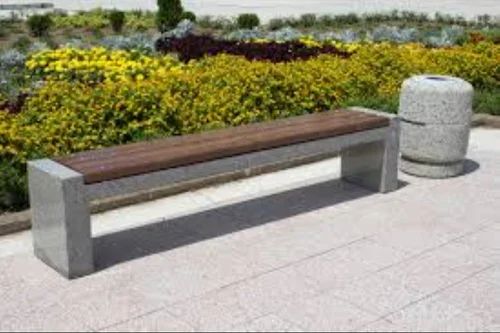 3 Seater Precast Concrete Bench