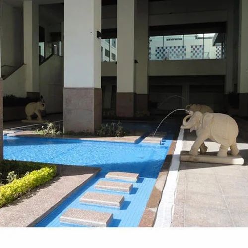 Sandstone Elephant Statue for Interior/Exterior Decor