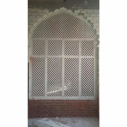 Decorative Marble Stone Jali, Size: 8 Feet