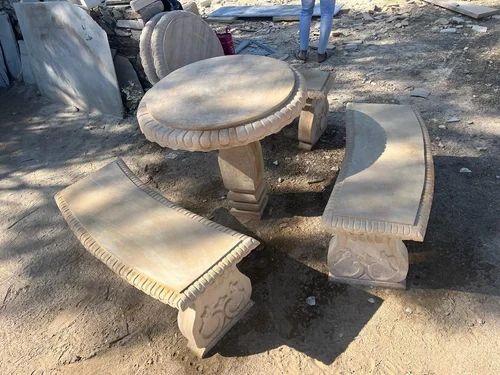 Garden Sandstone Bench, 7 feet