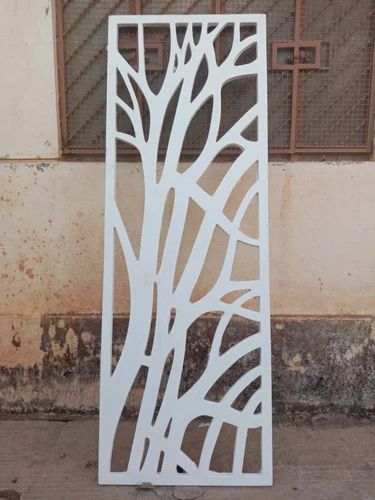 White FRP Jali, Thickness: 20 mm, 4x8 ft