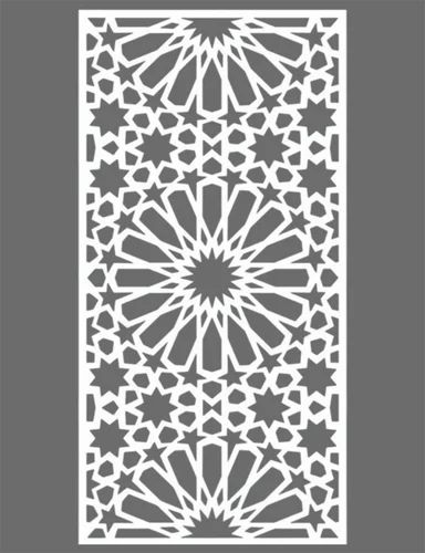Polished 32 mm White FRP Jali