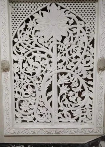 White Marble Stone Grill