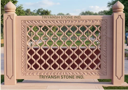 Pink Sandstone Jali