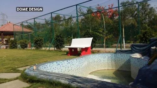 A1outdoor Furniture Red RCC Park Bench Hyderabad, Size: 5 Feet, For Outdoor Places