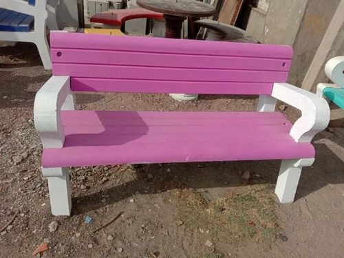 2 Seater RCC Garden Bench, With Backrest