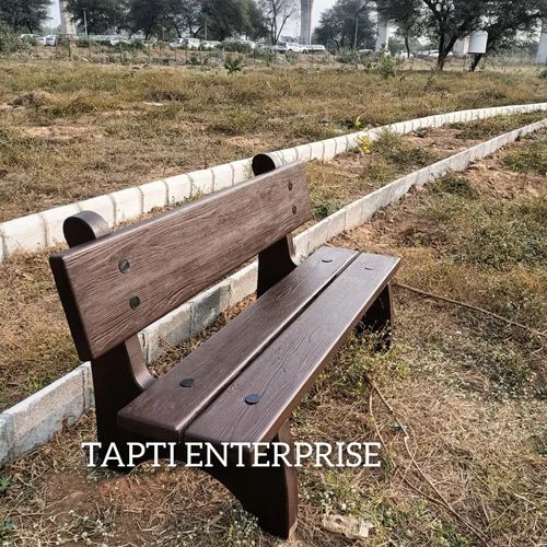 3 Seater RCC Park Garden Bench, With Backrest