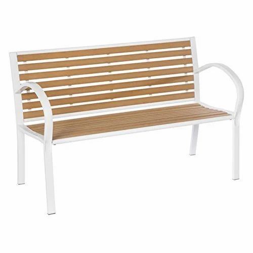 Iron,Wood Garden Benches 1101, With Backrest, 3 Seater