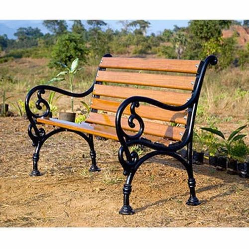 3 Seater Brown FRP Outdoor Bench