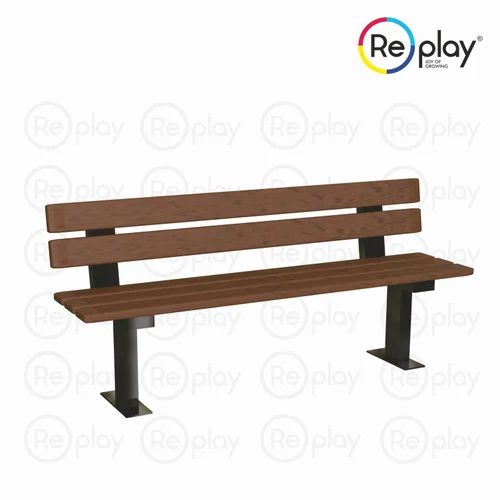 Mild Steel Garden Bench with Backrest (3 Seater) - 1500 mm