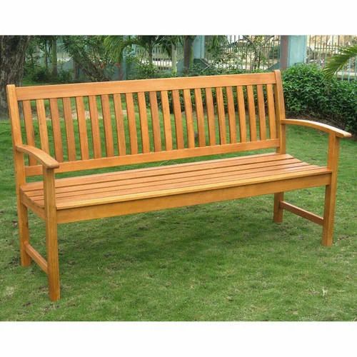 4 Feet Outdoor Wooden Bench