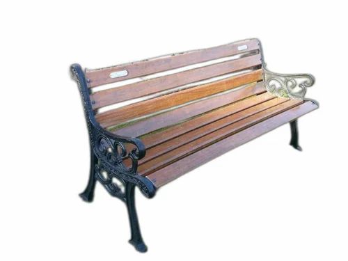 3 Seater Cedar Brown Outdoor Wooden Garden Bench
