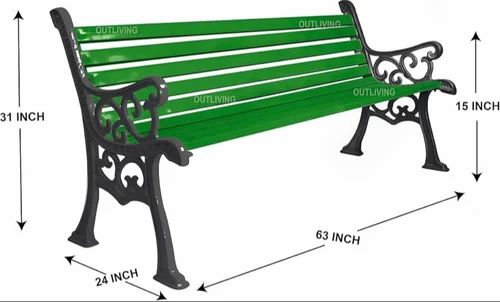 Metal Bench Garden