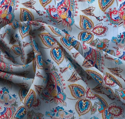 Printed Kurti Fabric, 100