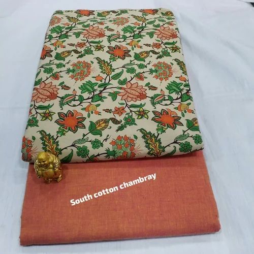 Multicolor Ladies Cotton Suit Fabric