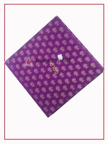 Rekaexport Multicolor Golden Slub Printed Fabric