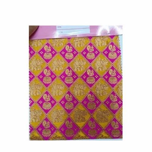 Riddhi Siddhi 35-36" Printed Cotton Mix Blouse Fabric, GSM: 150-200 GSM, Model Name/Number: 16000