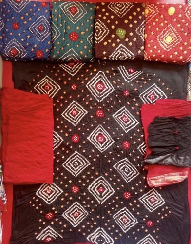 Madhuri Creation Blue Regular Wear Cotton Churidar Dress Material