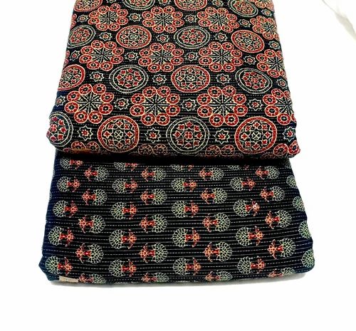 Polka Dots Ladies Cotton Printed Suit Fabric