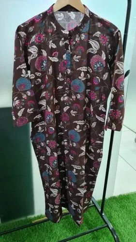 Pure Cotton Shirt Kurti - Extra Large