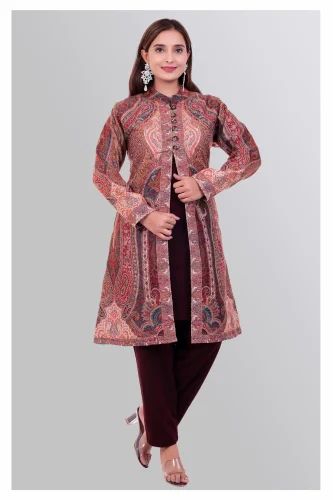 Straight Pashmina coat set
