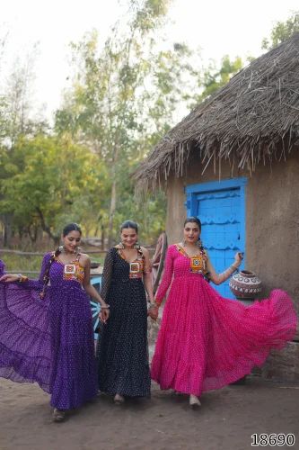 Embroidered Navratri Kurta