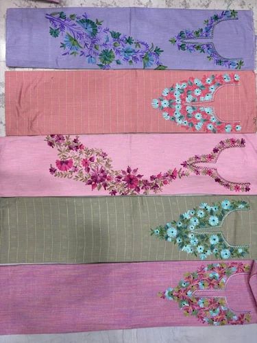 Designer Printed Khadi Cotton Suit, Unstitched