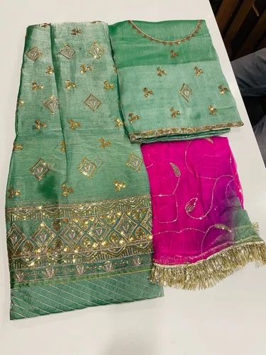 Embroidery Rajputi Poshak, Odhani: Twenty Twenty