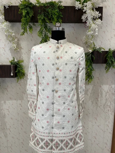 Men Wedding Sherwani, Pattern: Embroidery