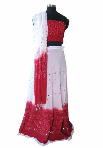 Stitched cotton Navratri Ghagra Lehenga Choli, Dry clean, Age: Adults