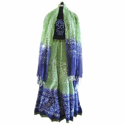 Multicolor Cotton Party Wear Belly Dance Chaniya Choli, Dry clean, Size: Adults