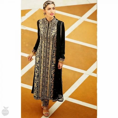Cotton Ladies Sherwani Suit