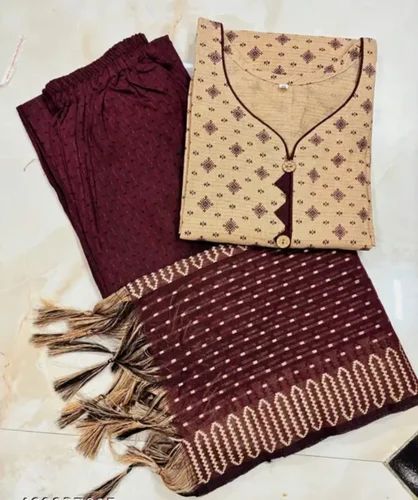 Printed Khadi Suits, Stitched