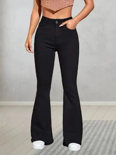 MK Jeans Women Regular High Rise Black Jeans
