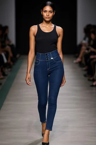 Solid Navy Blue Women Slim Fit Jeans