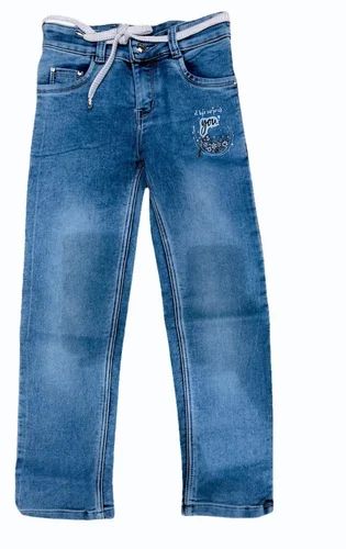 Ladies Blue Faded Jeans, 32, Machine Wash