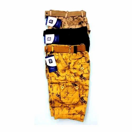 Virpur Cotton Printed Cargo Capri