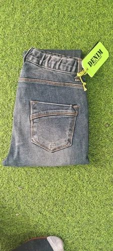 Ladies Faded Denim Jeans