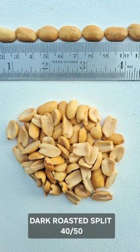 Splits Dark Roast Oven Roasted Blanched Split Peanut 40/50