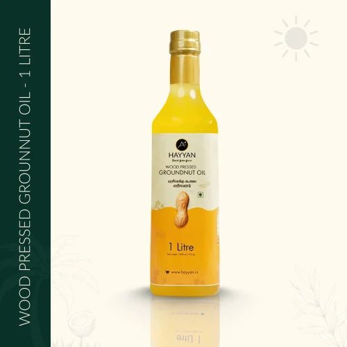 Wood Pressed Groundnut Oil