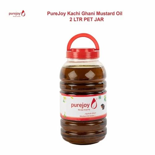 2 L Kachi Ghani Mustard Oil (Jar)