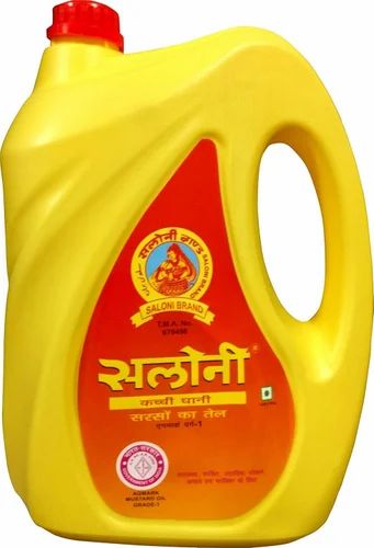 Saloni 5L Can Kachi Ghani Mustard Oil, 5 Litre