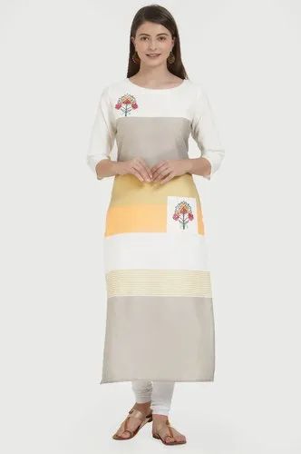 Casual Wear Designer Cotton Kurti