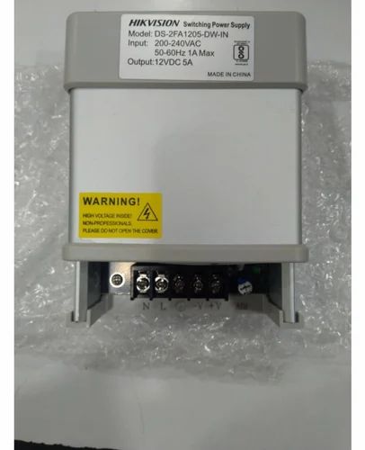 Smps HIKVISION 5 AMPS POWER SUPPLY DS-2FA1205-DW-IN, For CCTV Camera, Voltage: 24 V