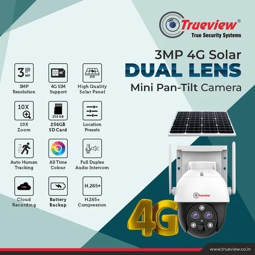 TRUEVIEW OUTDOOR 4G SOLAR BULLET T18164