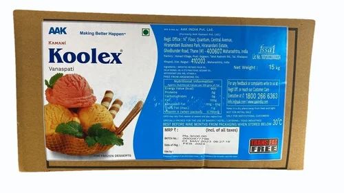 Mono Saturated 15kg Kamani Koolex Vanaspati Ghee, Packaging Type: Box