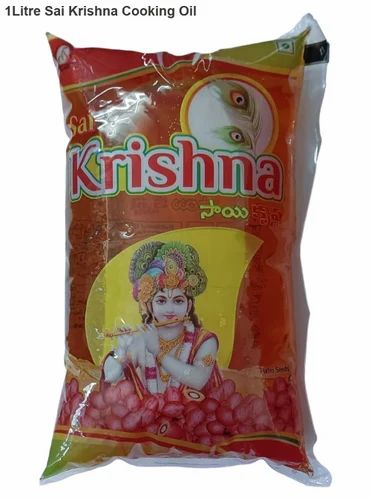 1Litre Sai Krishna Cooking Oil, Packaging Type: Pouch