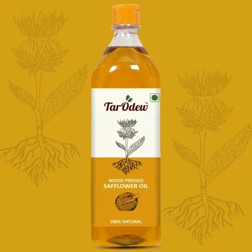 Mono Unsaturated Rich In Vitamin Wood Pressed Safflower Oil, 1 L, Tarodew